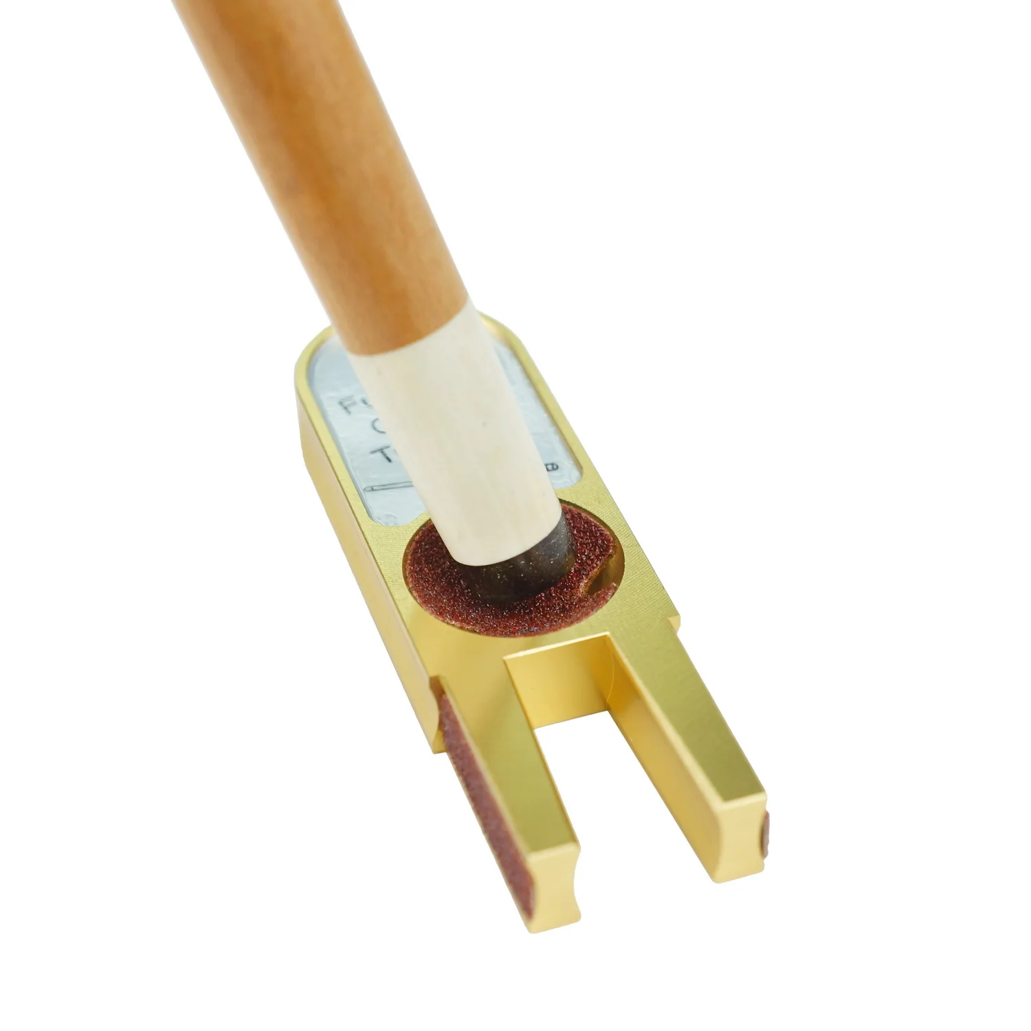 Multifunctional Billiards Pool Cue Tip Shaper With Scuffer Burnisher