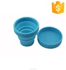 Candy color Promotion gift collapsible silicone folding cup