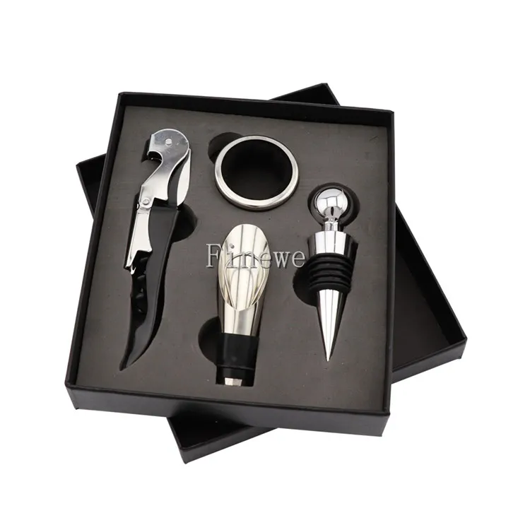 Customized Cheap Wine Opener Set Gift Corkscrew Wine Accessories With ...