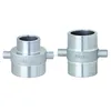 (CM-0028) Chinese aluminium cam and groove couplings, double nipples with lug quick couplings