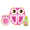 New kids dinner set biodegradable bamboo fibre tableware