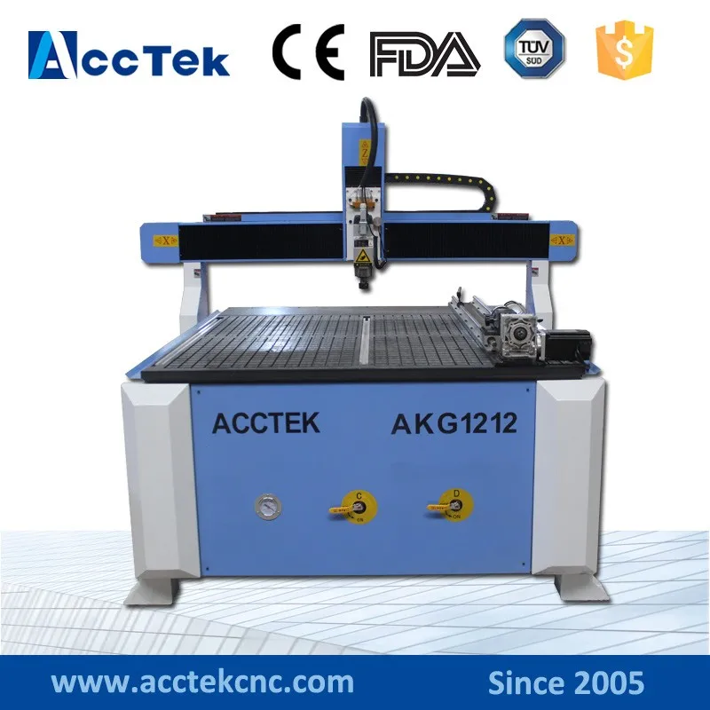 1212 Acctek High Speed 1212 Vacuum Table Ballscrew CNC Router Woodworking