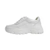 MANRINO-0375 Factory Wholesale Womens Fashion Pu Leather Upper Girls White Sneaker Shoes For Lady