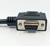90 degree angled / right angled DB 9 pin custom cable