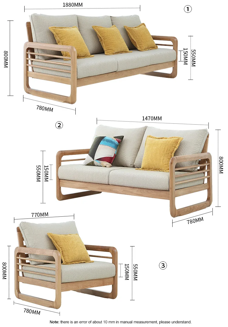 Modern Wood Frame Living Room Furniture Sectional Sofa - Buy Living