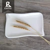 Hot selling China restaurant used dinnerware plastic melamine rectangular plates