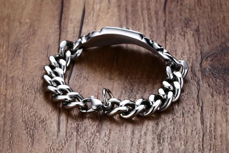 Wholesale Stainless Steel Chain Shackle Masonic Bracelet Buckle Men ...