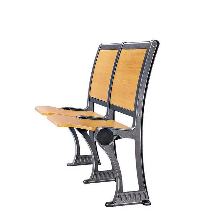 2 Seat Folding Chair High College School Furniture Classroom Student