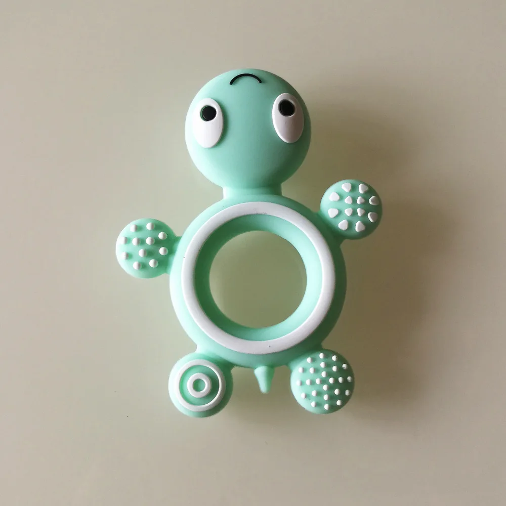 Funny Turtle Cheap Custom Design Silicone Baby Teethers Buy Custom