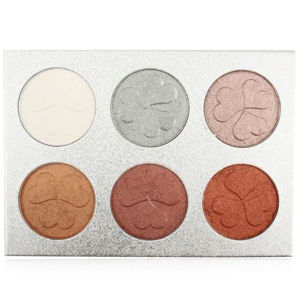 Wholesale Private Label Foundation 6 Color Contour Bronze Wet Powder Pressed Powder Highlight
