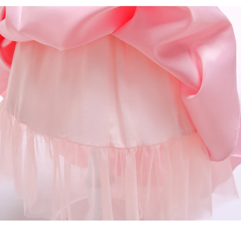 2019 summer sleeveless Flower turkey fashion children girls evening party dress