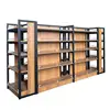 Supermarket Equipment MDF Display Racks MINISO Wooden Steel Shelves and Customized gondola for sale