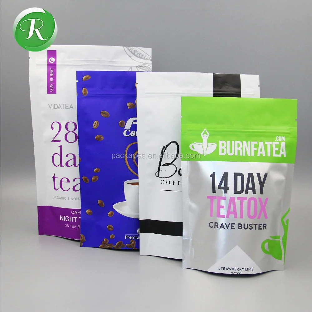 Custom Printed Small Empty Tea Bag Plastic Foil Sachet Buy Aluminum