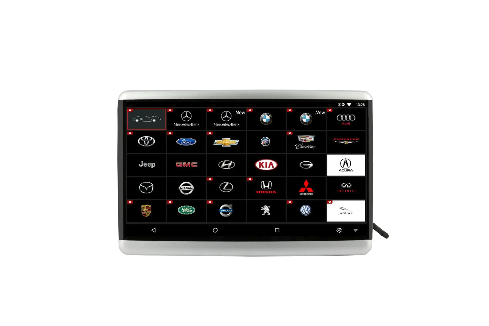 4k Screen Smart Tv Car Headrest Android Car Headrest Monitor Function