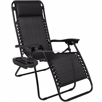 Zero Gravity Lounge Chair Recliners For Patio Pool W Cup Holders