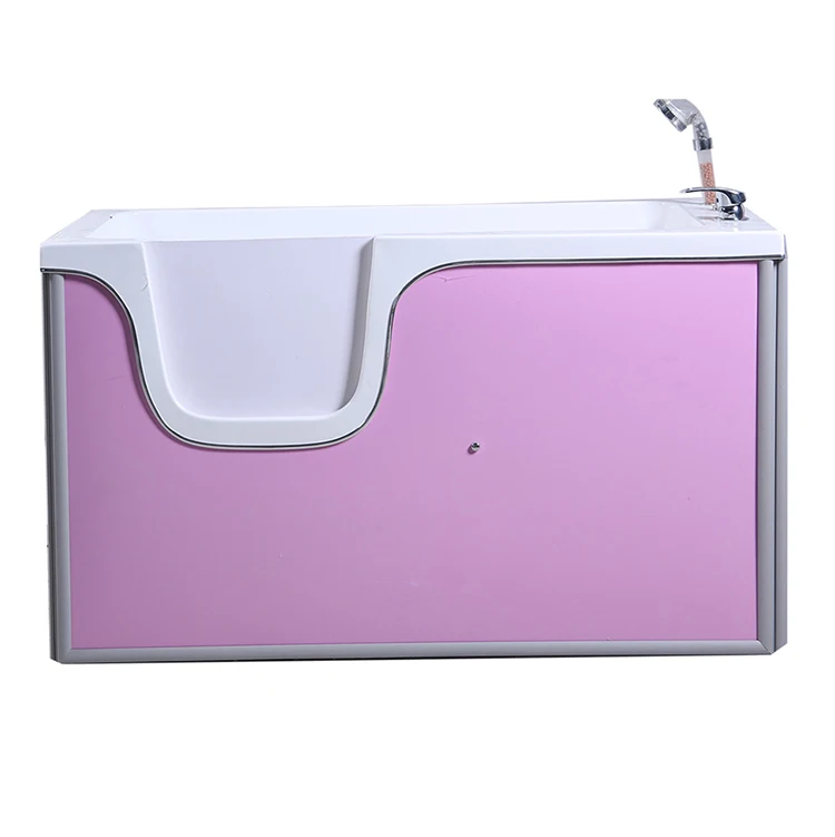 dog grooming tub Pet bathtub removable side door dog wash machine