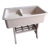 One-batch forming Artificial marble balcony garden Washing sink Wash basin Laundry tub with a washboard