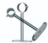 Stainless Steel Fixed Pole Balcony Thickening Clothes Rack Single/Double Approach Moves Pole Wall Top Hanging Seat Flange