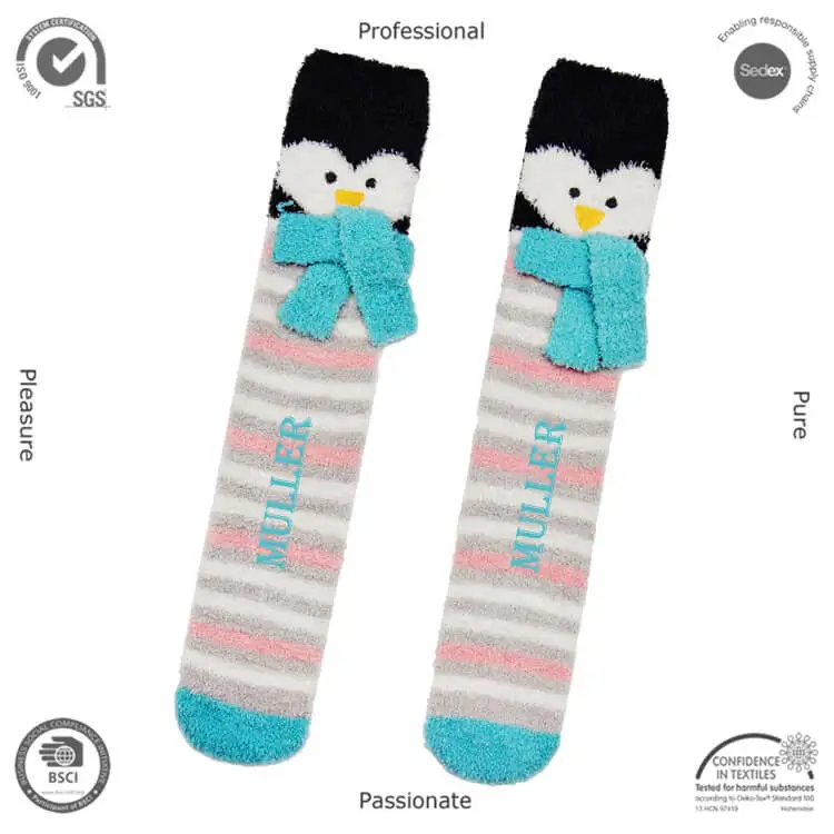 soft fuzzy slipper socks