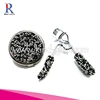 Nice Handheld Shining Diamond Hot Teen Favor Personalized Cosmetic Mirror With Crystal Eyelash Curler