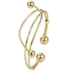 51929 Xuping artificial gold bead designs 2pcs/set multi layer bangle jewelry, bangle set