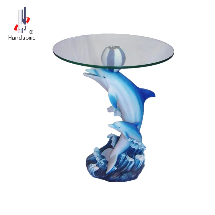 24 Inch Polyresin Modern Lovely Dolphin Table Buy Dolphin Table,Resin