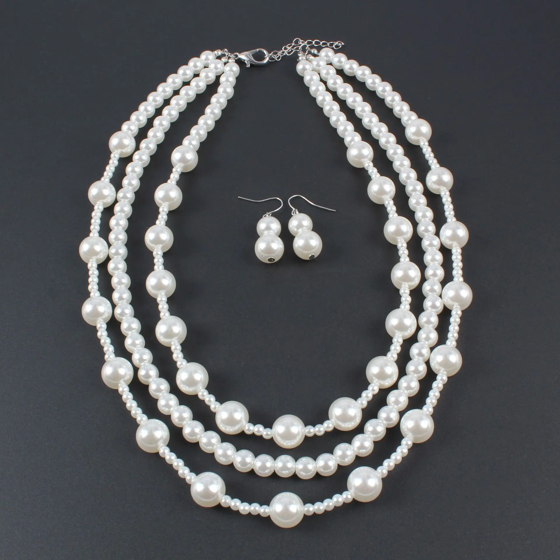 Wholesale Manufacturer Handmade Bead Necklace Designs Imitation Pearl
