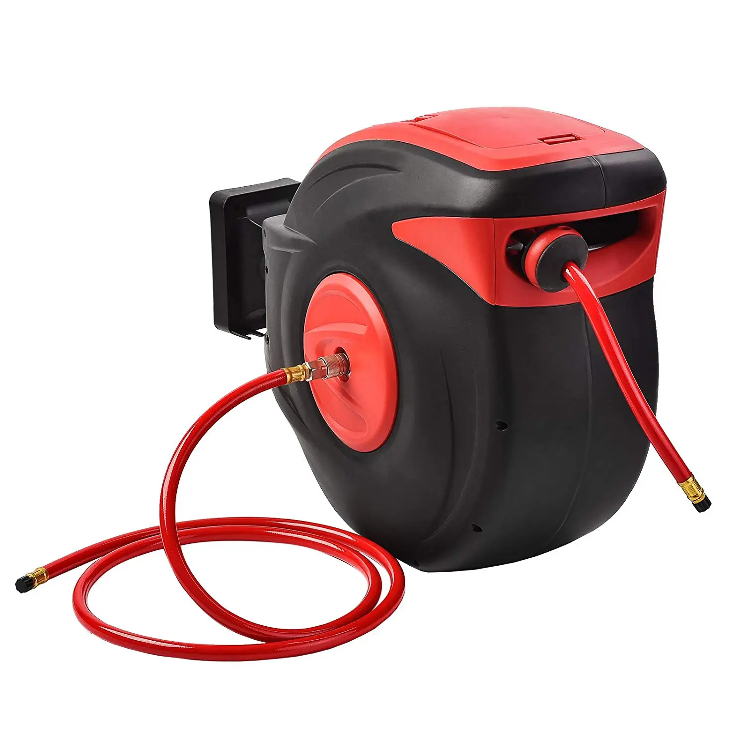 Toolsempire Air Hose Reel with 3/8 In x 50 Ft Hybrid Air Hose ...