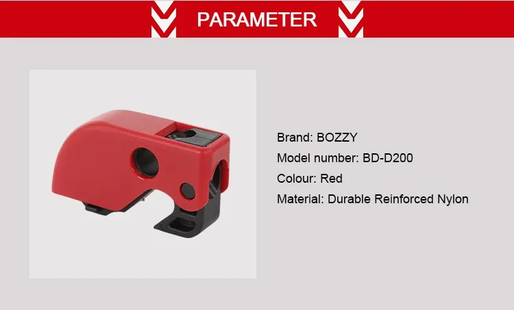 MCB Safety Circuit Breaker Lockout Without Tools Can Mounted Side-By-Side On Adjacent Circuit Breaker