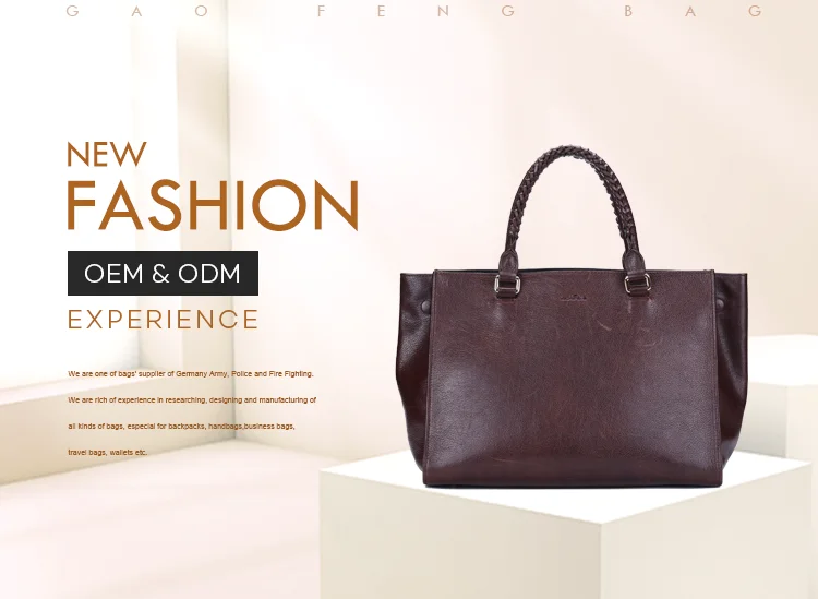 Hot Sale Large Volume Genuine Leather Tote Bag Casual Fashion Handbags for women