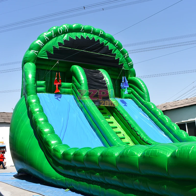 Giant Zip Line Interactive Inflatable Zip Line Game Buy Inflatable Game,Inflatable Zip Line