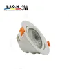 Hot selling 3 watt trimless mini adjustable led light recessed downlight