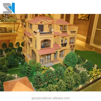 Led Or Normal Light Diy Miniature Model House For Real Estate