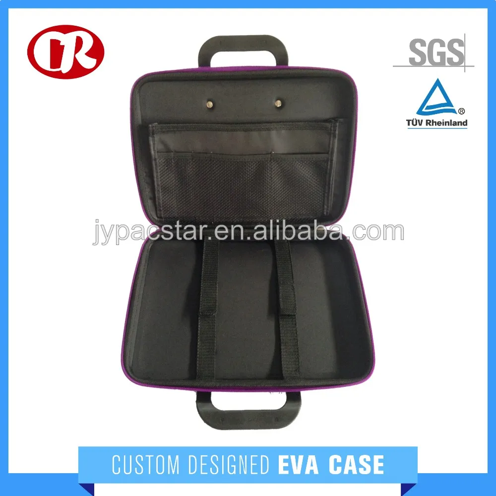 Custom Zipper Closure Hard Shell Multiple Carrying Case For Laptop