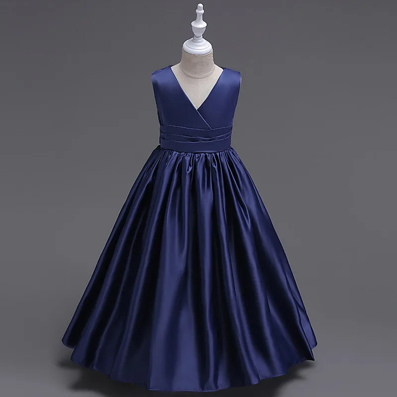 Elegant Princess Bridal Gowns Royal Blue Wedding Party Dresses For