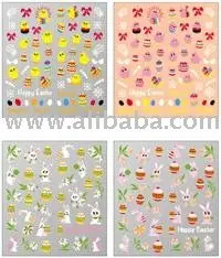 easter nail stickers