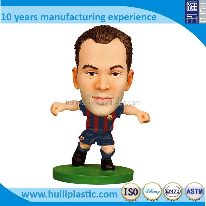 Custom Soccer Player Figure,Plastic Miniature Soccer Player Figure,3d