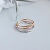 Delicate Tiny Skinny Stacking Silver Ring Dainty Adjustable Gold/silver/rose gold Stackable Little Band Minimalistic Ring