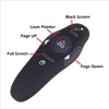 15m 2.4ghz Abs Black Mouse Timer With Green Wireless Presenter Red Laser Pointer