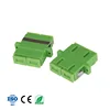 SC-SC APC SM Duplex Green Color Fiber Optic Adapter