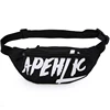 New Fashion Hip-hop Fanny Pack Doodle Style Fanny Pack Black