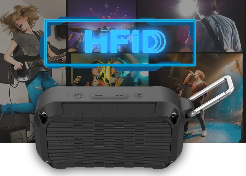 OEM Factory Portable Mini Waterproof Wireless Bluetooth Speaker IPX6 Rated Underwater Speaker - ANKUX.COM