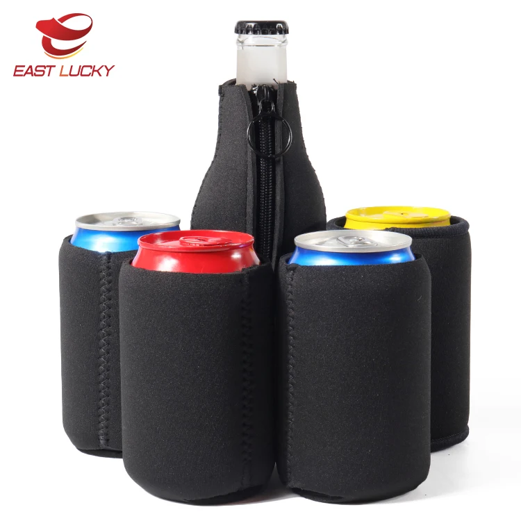 Customized Neoprene Blank Black Can Sleeve Stubby Coolers - Buy Can ...