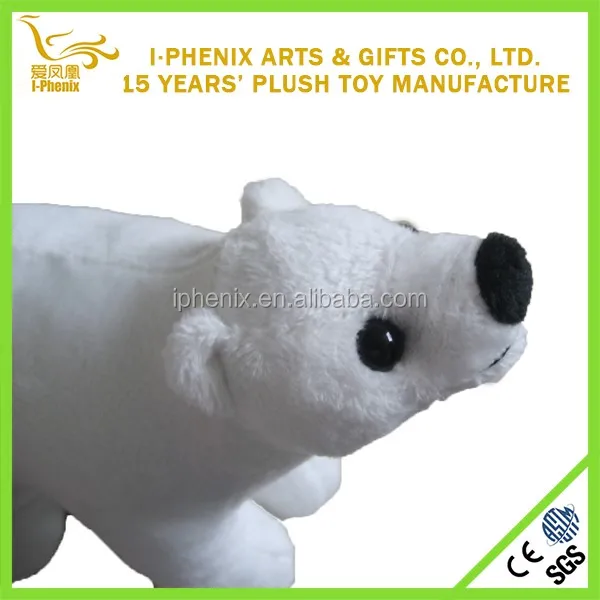 small polar bear stuffed animal