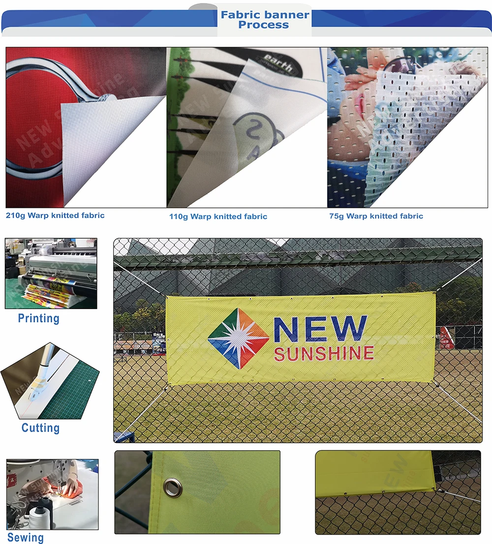 Modern Gradient Wind-Resistant Outdoor Mesh Vinyl Banner CGSignLab Blowout Sale 8x8