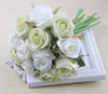 Wedding Party and Church Artificial Rose Flowers White Bridesmaid Bridal Bouquet
