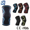 2019 breathable compression weight lifting sleeves lightweight knee support neoprene pad brace stabilizer strap wraps