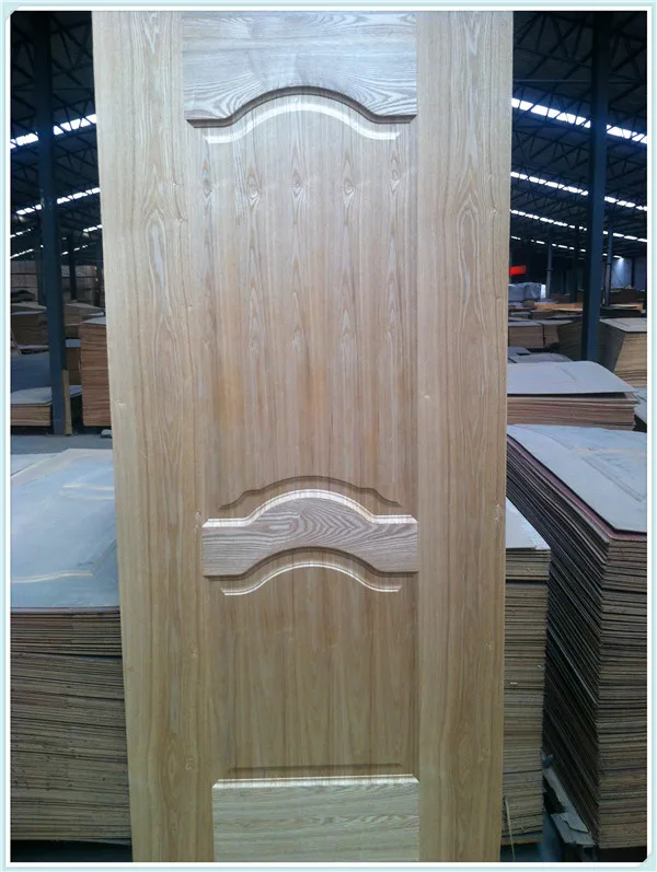 HDF door skin with veneer , melamine paper, or white primered