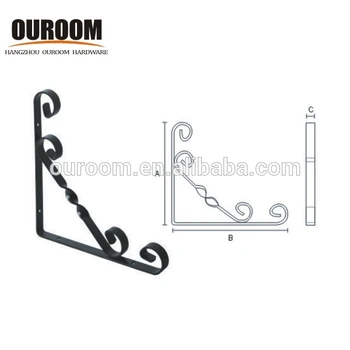 High Quality Decorative L Shaped Shelf Metal Bracket Buy Metal