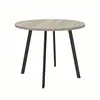 Modern Design Colorful Wood Top Iron Dining Table Sets Theme Restaurant Party Cafe Table
